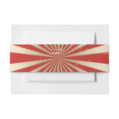 LIFE IS EEN CIRCUS Bat Bar Mitzvah uitnodiging Uitnodigingen Wikkel (Voorkant Voorbeeld)