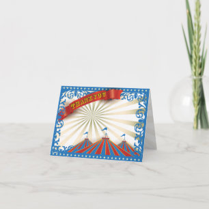 LIFE IS EEN CIRCUS Hartelijk dank Bedankkaart