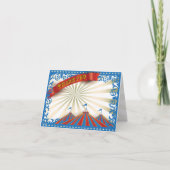 LIFE IS EEN CIRCUS Hartelijk dank Bedankkaart (Voorkant)