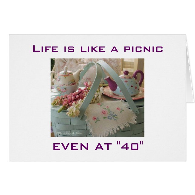 LIFE IS EEN PICIËNTE ZELFS BIJ "40" (Voorkant Horizontaal)
