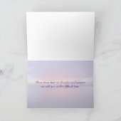 Life is Eternal Love is Immortal Sympathy Sunset Kaart (Binnen)