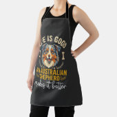 Life Is Good Australische Herder Hondenbot Schort (Insitu)