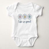 Life is Good Daisy Flower Romper (Voorkant)