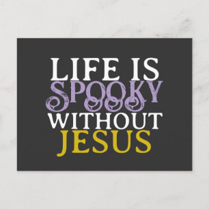 LIFE IS GRIEZELIG ZONDER JESUS Ansichtkaart Briefkaart
