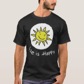 Life Is Happy - Dennis - It&x27;s Always Sunny In  T-shirt (Voorkant)