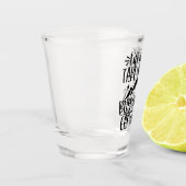 LIfe is kort | Funny Inspirerend Text Shot Glas (Links)