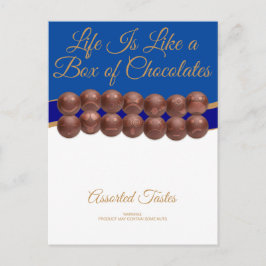Life Is Like a Box of Chocolates Briefkaart