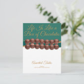 Life Is Like a Box of Chocolates Briefkaart (Staand voorkant)