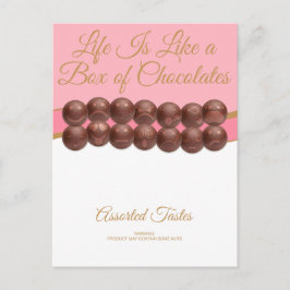 Life Is Like a Box of Chocolates Briefkaart