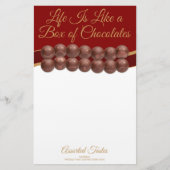 Life Is Like a Box of Chocolates Briefpapier (Voorkant)