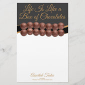 Life Is Like a Box of Chocolates Briefpapier (Voorkant)