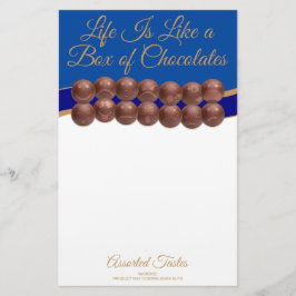 Life Is Like a Box of Chocolates Briefpapier