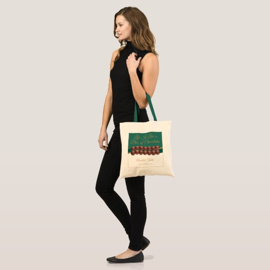 Life Is Like a Box of Chocolates Tote Bag (Voorkant (model))
