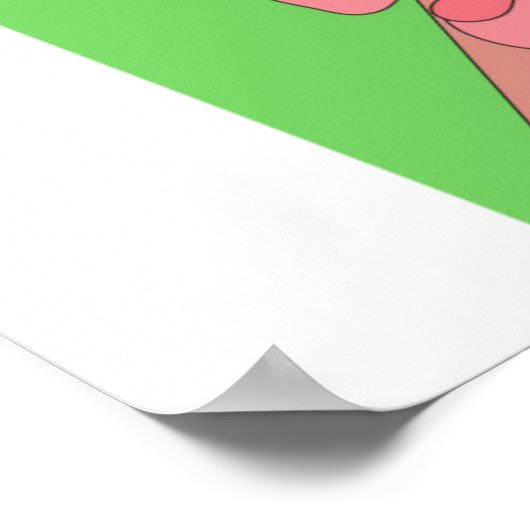 Life is like a marathon Wall art Poster (Hoek)