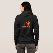 Life Is Made By Performance Flame Speedometer Hoodie (Achterkant volledig)