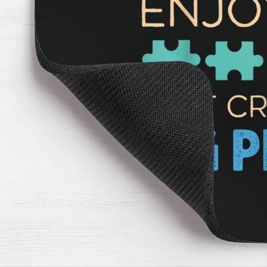 Life Is Puzzle Enjoy Each Ece _ Jigsaw Puzzle Love Muismat (Hoek)