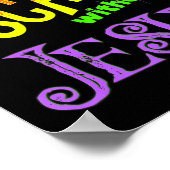 Life is Scary Without Jesus Christian Halloween Co Poster (Hoek)