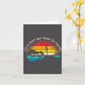 Life Is Short Guitar But Sweet For Certain Kaart (Gele Bloem)