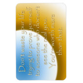Life is Short Magnets van MDillon Design Magneet (Verticaal)