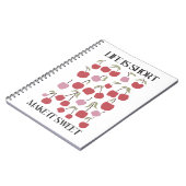 Life Is Short Make It Sweet Quote Boho Wildflower  Notitieboek (Linkerzijde)