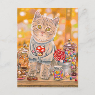 "Life Is Sweet" postacrd Feestdagenkaart