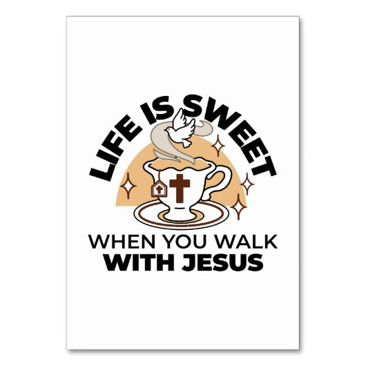 Life Is Sweet with Jesus beroemd gemaakt door Chri Kaart (Voorkant)