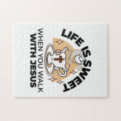 Life Is Sweet with Jesus beroemd gemaakt door Chri Legpuzzel (Horizontaal)