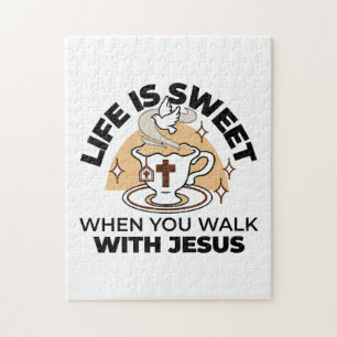 Life Is Sweet with Jesus beroemd gemaakt door Chri Legpuzzel