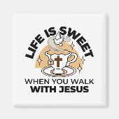 Life Is Sweet with Jesus beroemd gemaakt door Chri Magneet (Voorkant)