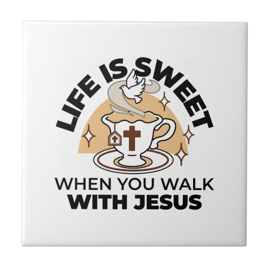Life Is Sweet with Jesus beroemd gemaakt door Chri Tegeltje (Voorkant)