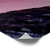 LIFE IS TE KORT OM Zonnegebergte TE WACHTEN Poster (Hoek)