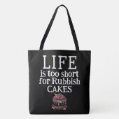 LIFE Is Te Kort Schoudertassen Tote Bag (Voorkant)