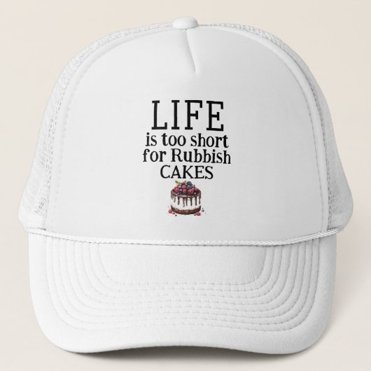 LIFE Is Te Kort Trucker Hoed Pet (Voorkant)