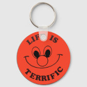 Life Is TERRIFIC Keychain (Voorkant)