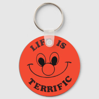 Life Is TERRIFIC Keychain