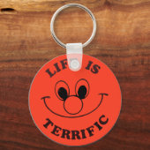 Life Is TERRIFIC Keychain (Voorkant)
