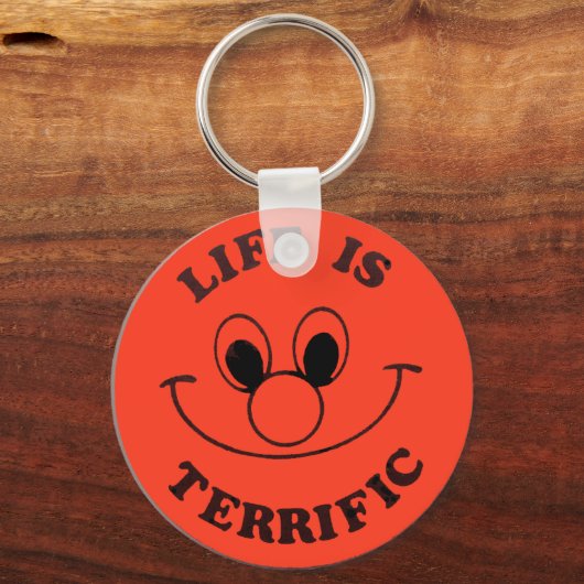 Life Is TERRIFIC Keychain (Voorkant)