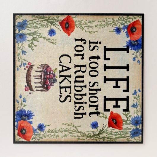 LIFE Is Too Short Jigsaw Puzzle Legpuzzel (Horizontaal)