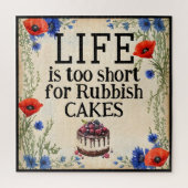 LIFE Is Too Short Jigsaw Puzzle Legpuzzel (Verticaal)