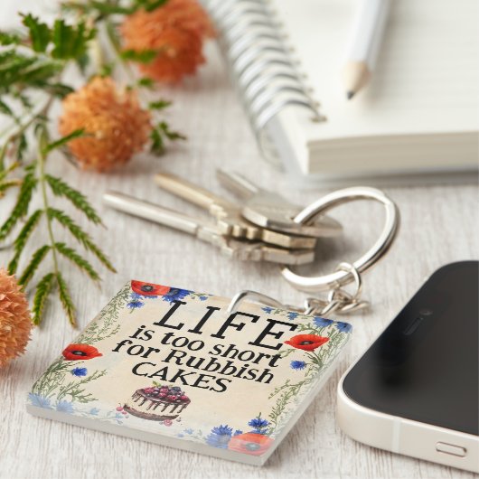 LIFE Is Too Short Keychain (Voorkant Rechts)