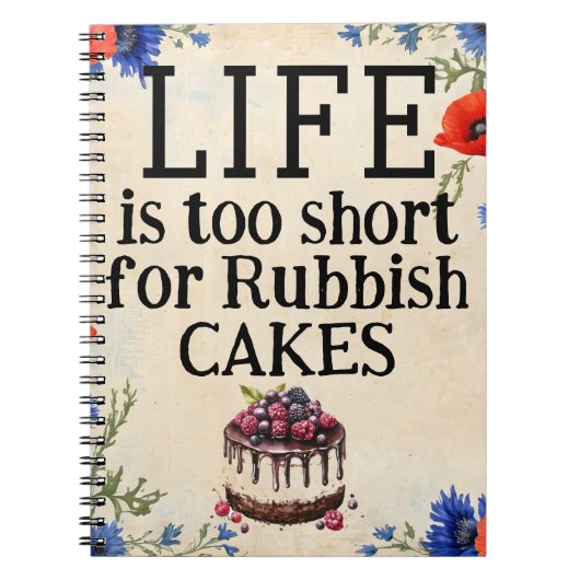 LIFE Is Too Short Notitieboek (Voorkant)