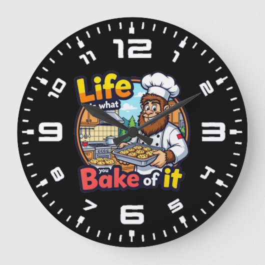 Life is What You Bake Of It Grote Klok (Voorkant)