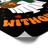 Life Is Y Without Jesus - Christian Halloween  Poster (Hoek)