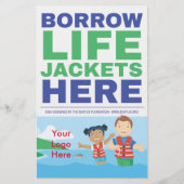 Life Jacket Loaner Program Flyer (Voorkant)
