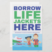 Life Jacket Loaner Program Flyer (Voorkant / Achterkant)