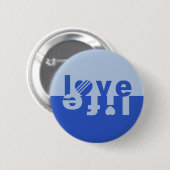 LIFE-knoppen LOPEN Ronde Button 5,7 Cm (Voorkant /achterkant)