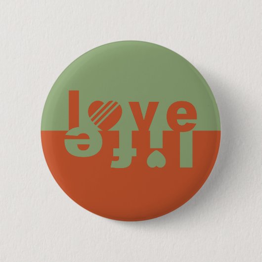 LIFE-knoppen LOPEN Ronde Button 5,7 Cm (Voorkant)