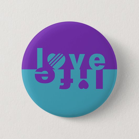 LIFE-knoppen LOPEN Ronde Button 5,7 Cm (Voorkant)