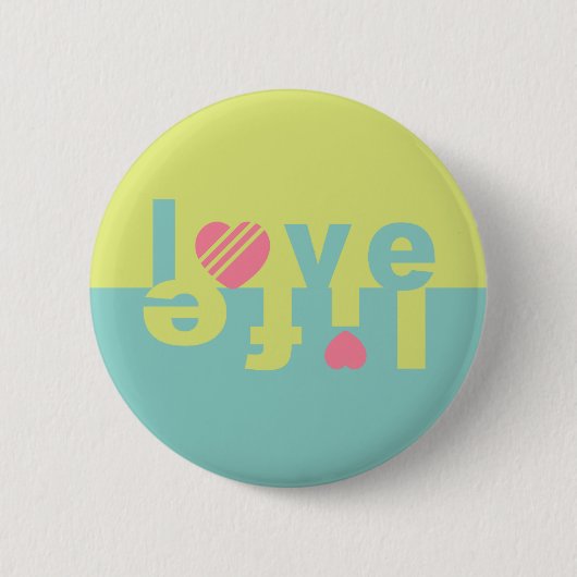 LIFE-knoppen LOPEN Ronde Button 5,7 Cm (Voorkant)