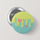 LIFE-knoppen LOPEN Ronde Button 5,7 Cm (Voorkant /achterkant)